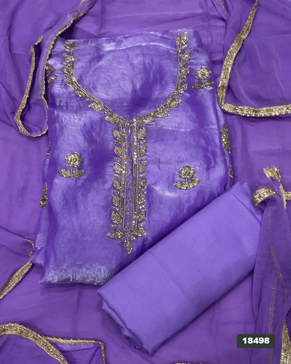 Skylon Silk Embroidery Suit Set