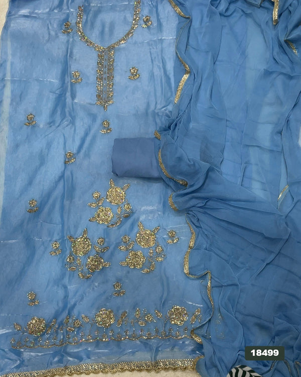 Skylon Silk Embroidery Suit Set