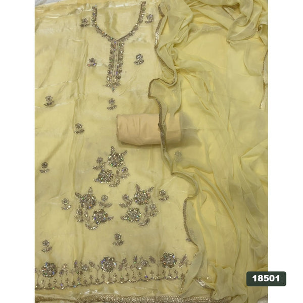 Silk Embroidery Suit Set