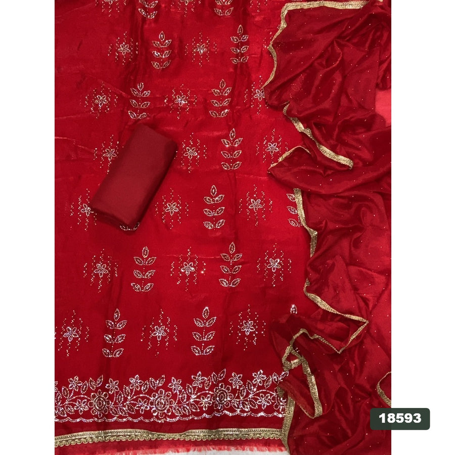 Skylon Silk Embroidery Suit Set