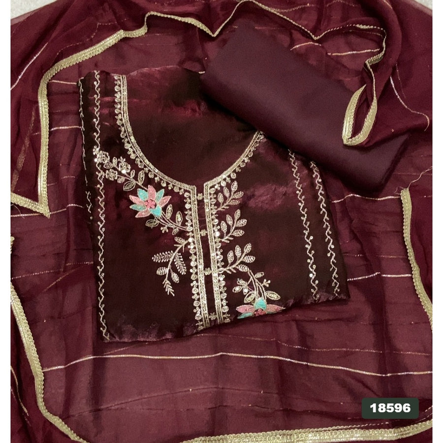 Skylon Silk Embroidery Suit Set