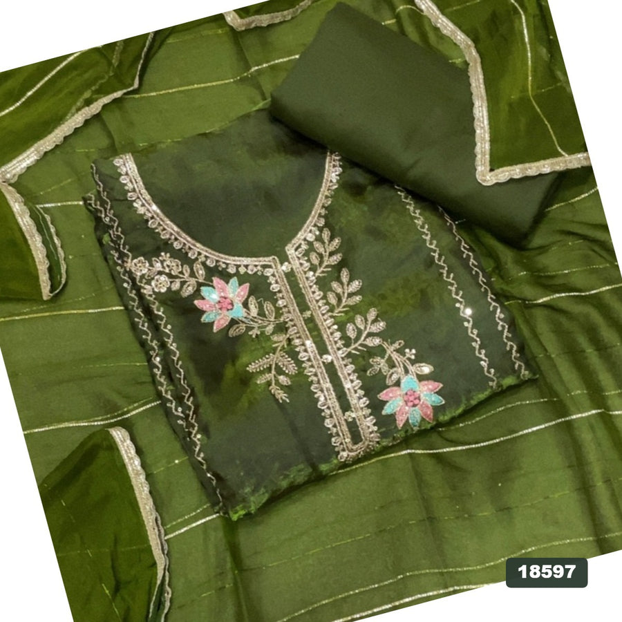 Skylon Silk Embroidery Suit Set