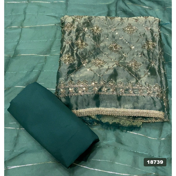 Silk Embroidery Suit Set