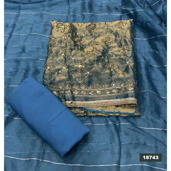 Silk Embroidery Suit Set