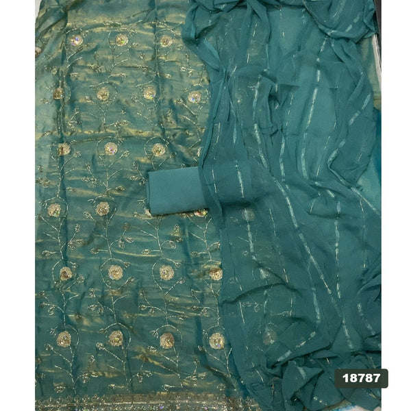 Silk Embroidery Suit Set