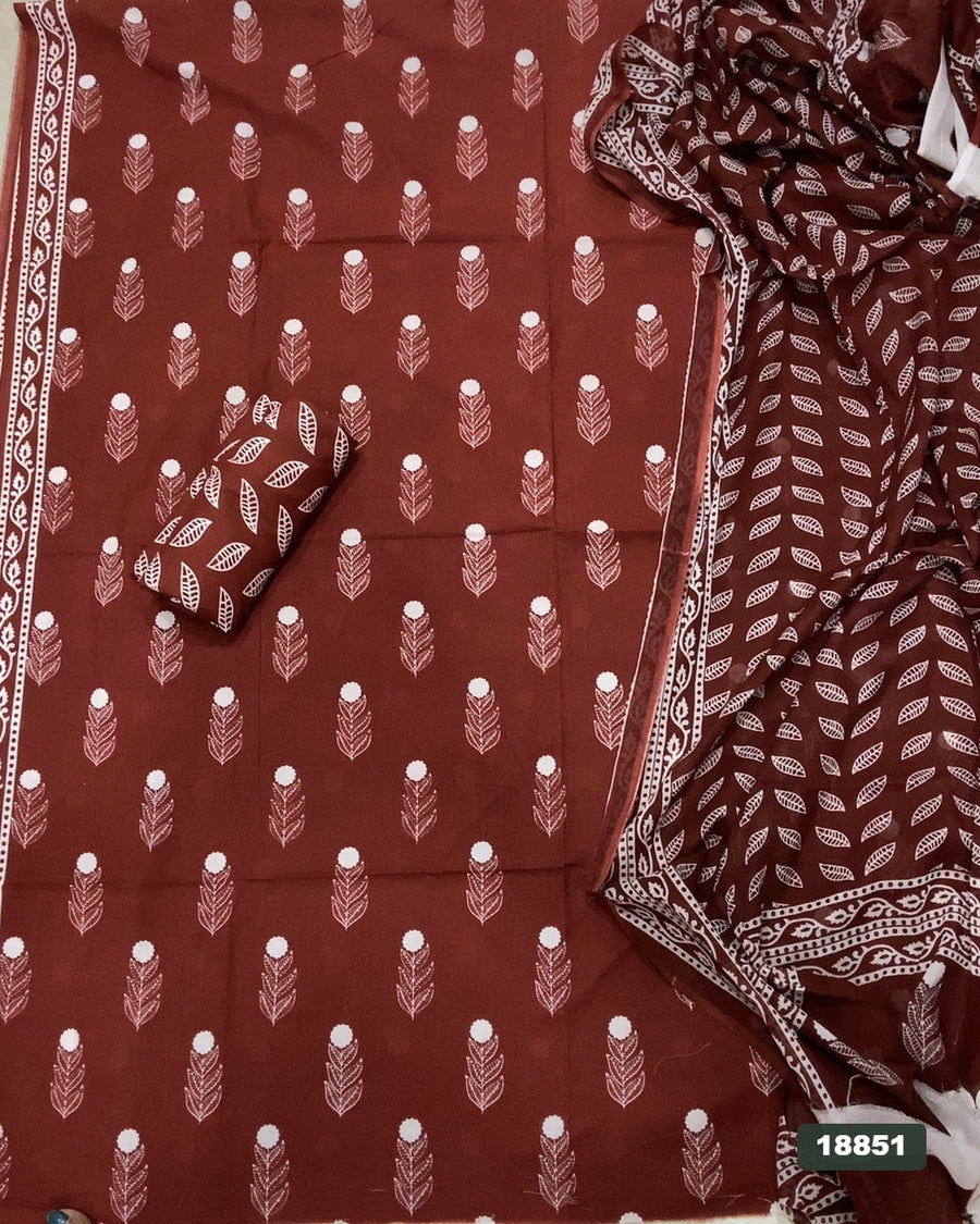Celestial Pure Cotton Print Suit Set (Luxury Feel)