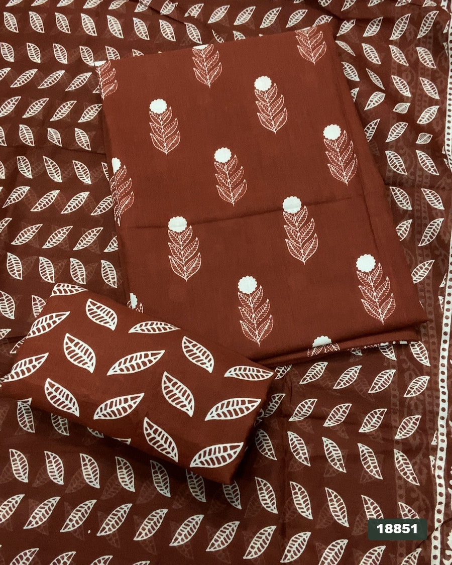 Celestial Pure Cotton Print Suit Set (Luxury Feel)