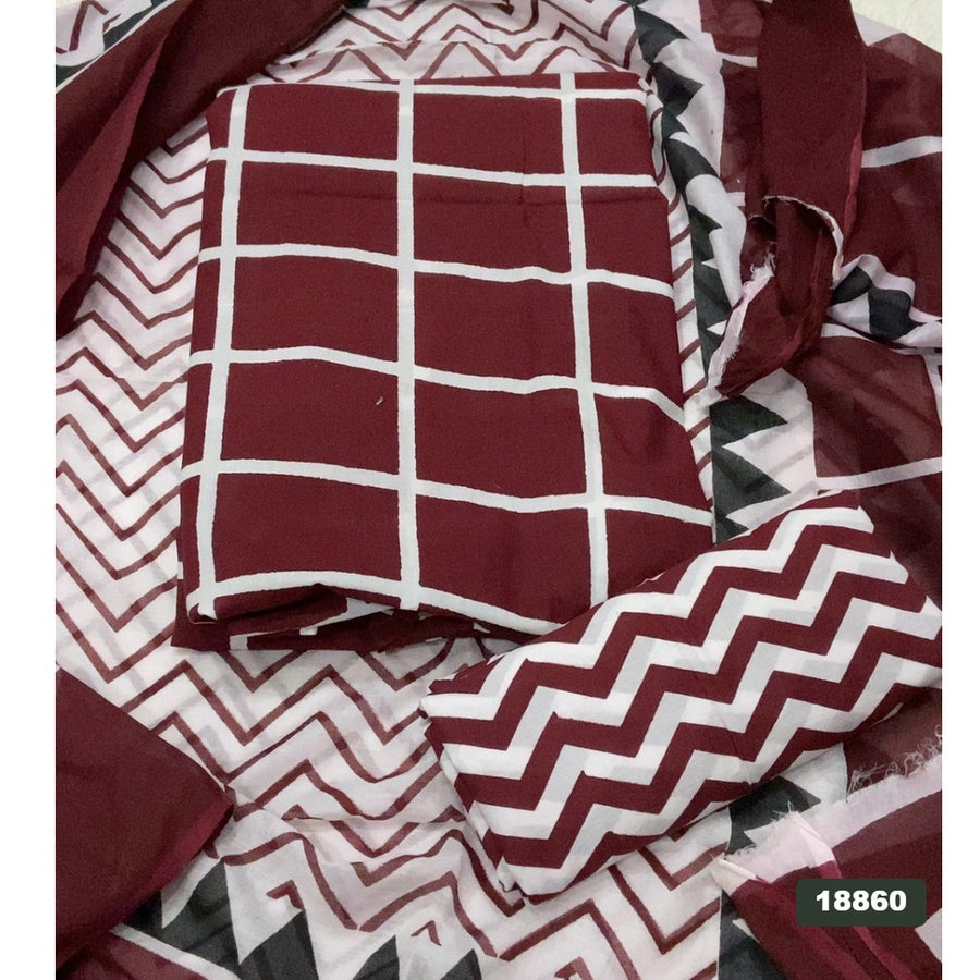 Celestial Pure Cotton Print Suit Set (Luxury Feel)