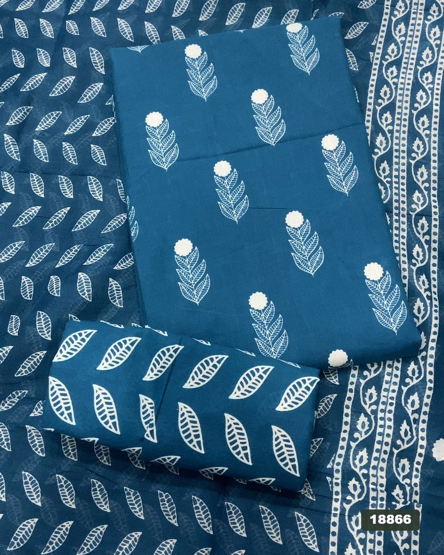 Celestial Pure Cotton Print Suit Set (Luxury Feel)