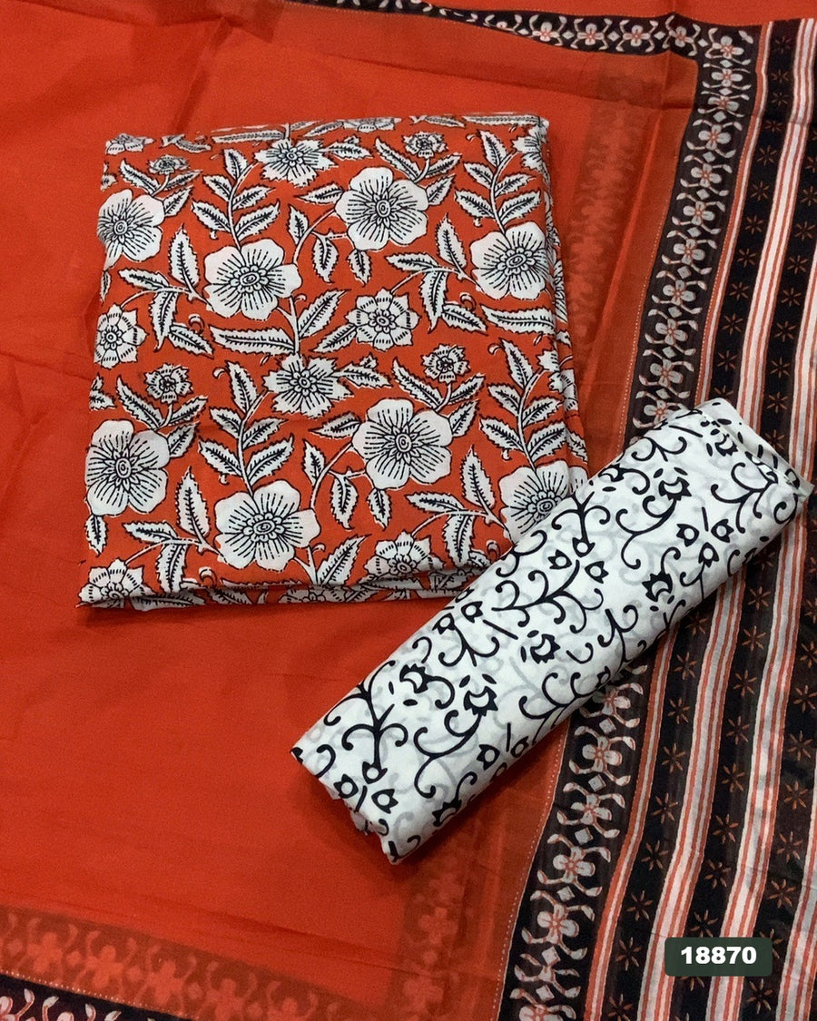 Celestial Pure Cotton Print Suit Set (Luxury Feel)