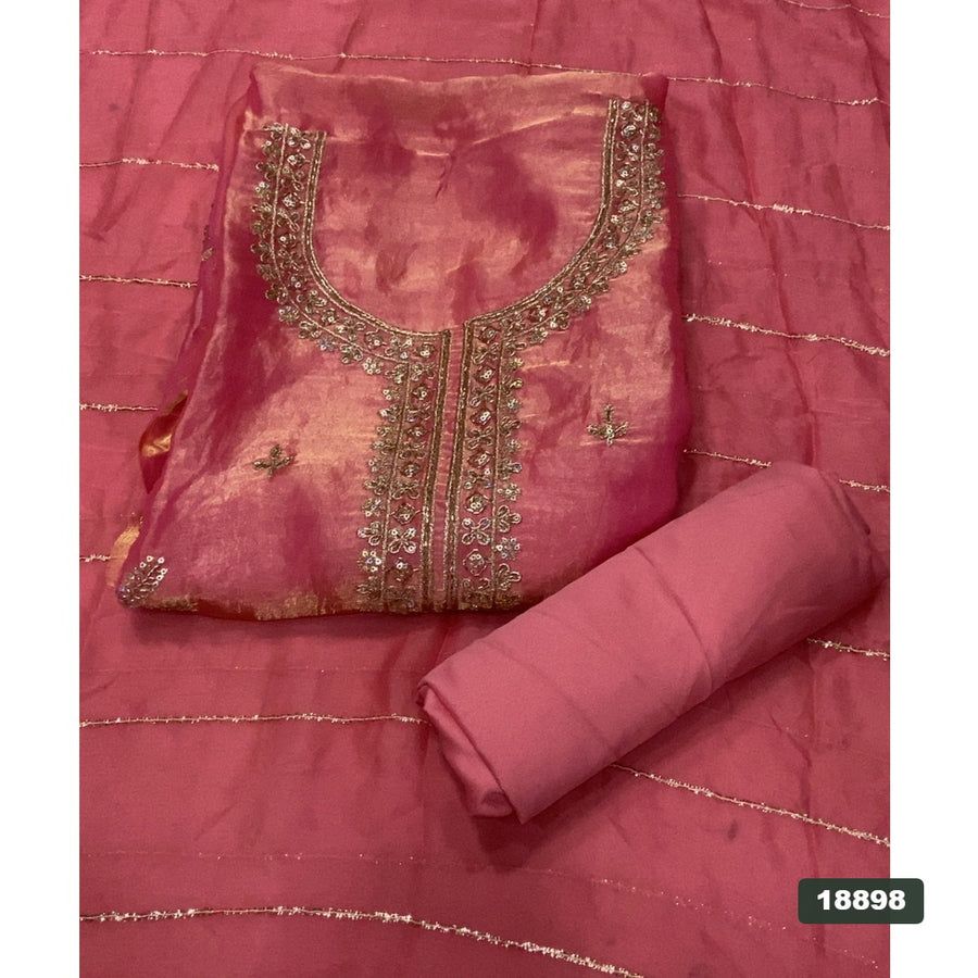 Silk Embroidery Suit Set
