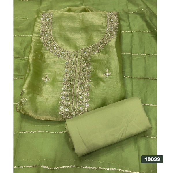 Silk Embroidery Suit Set