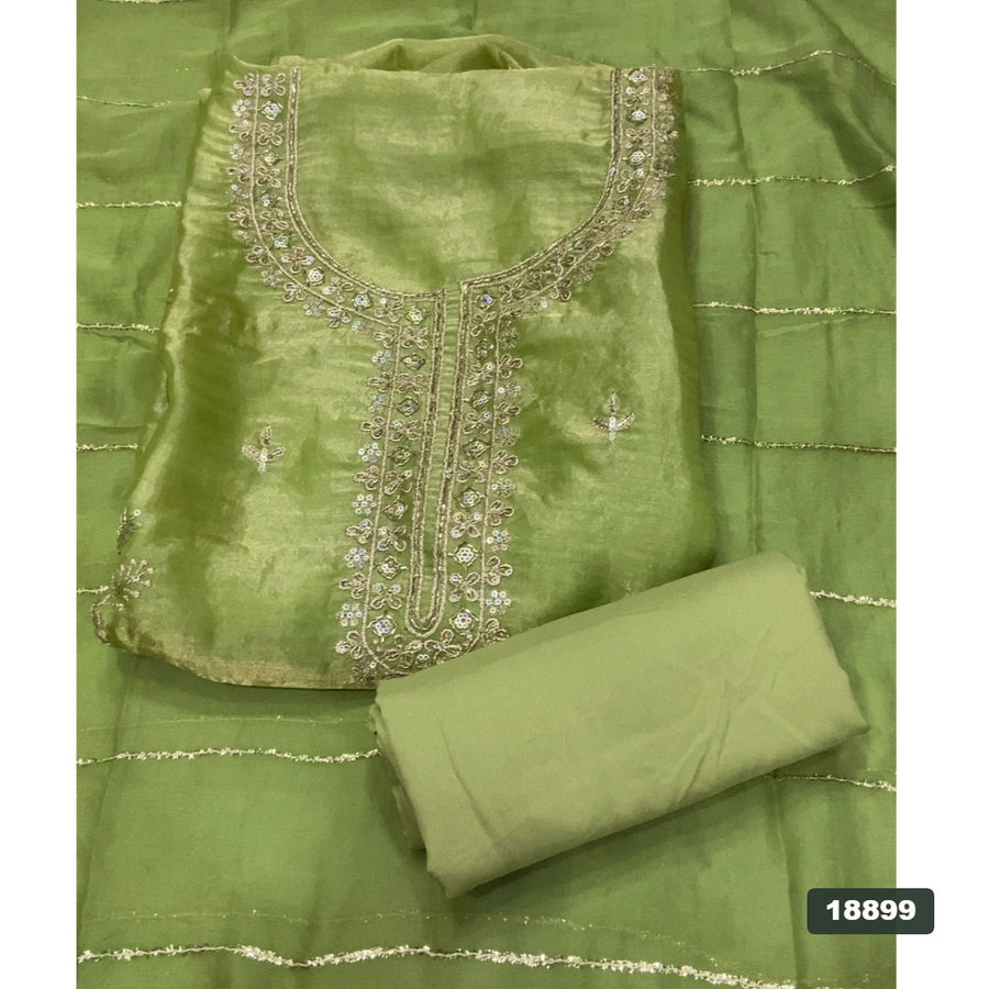Silk Embroidery Suit Set
