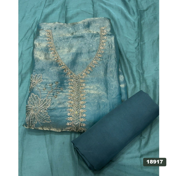 Silk Embroidery Suit Set