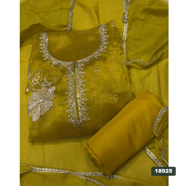 Silk Embroidery Suit Set