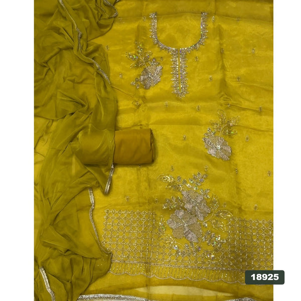 Silk Embroidery Suit Set
