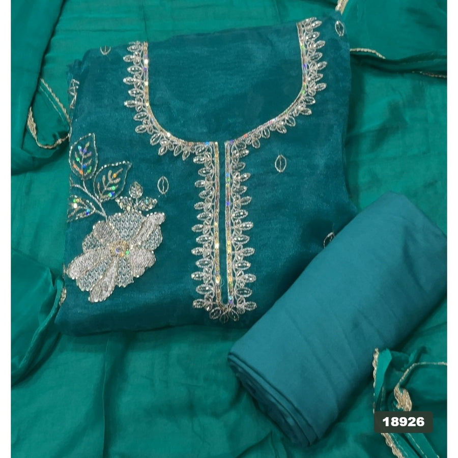 Silk Embroidery Suit Set
