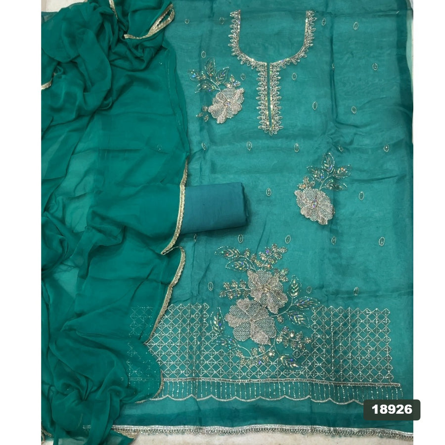 Silk Embroidery Suit Set