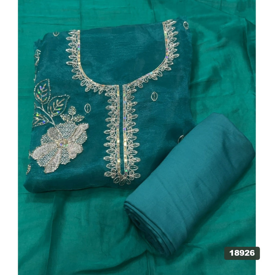 Silk Embroidery Suit Set