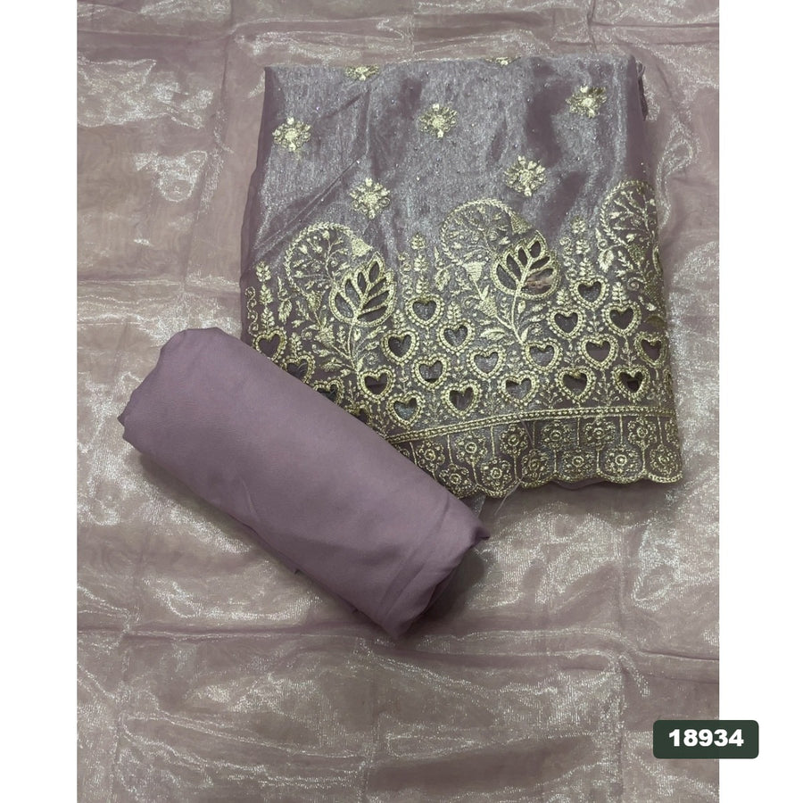 Silk Embroidery Suit Set