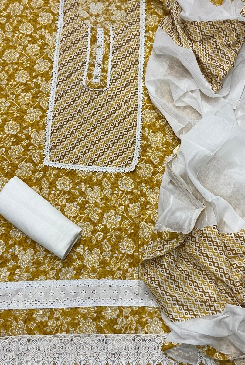 Summer Looms Pure Cotton Suit Set - Yanchi