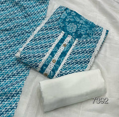 Summer Looms Pure Cotton Suit Set - Yanchi