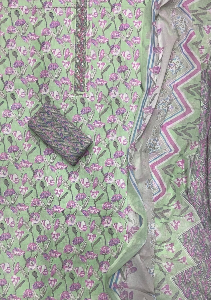 Summer Sale Pure Cotton Suit Set - Yanchi