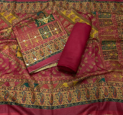 Winter Alpine Suit Set with Aari Work - Yanchi