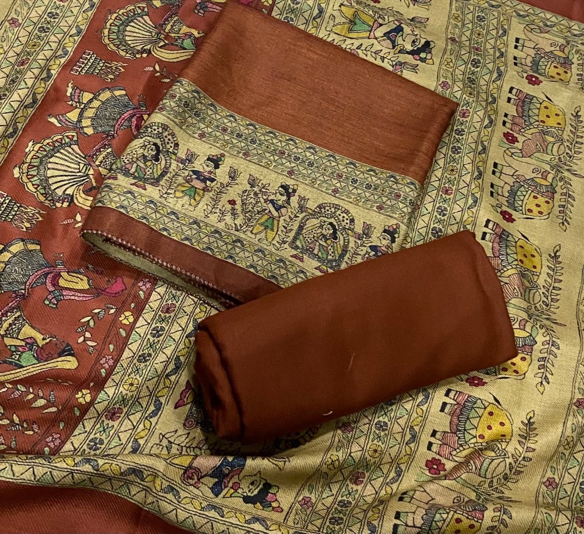 Winter Alpine Suit Set with Aari Work - Yanchi