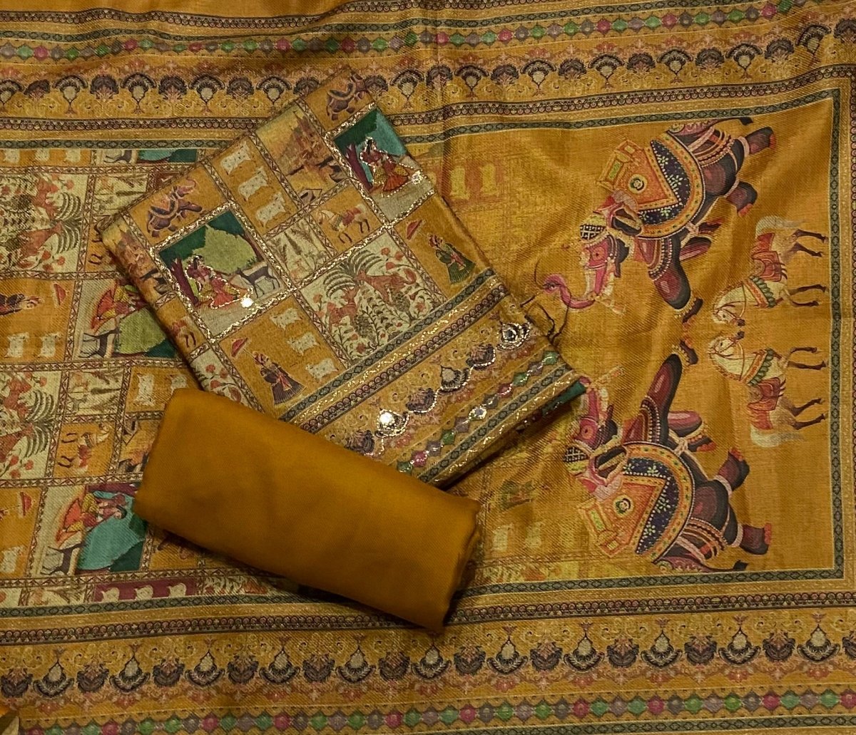 Winter Alpine Suit Set with Aari Work - Yanchi