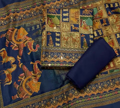 Winter Alpine Suit Set with Aari Work - Yanchi