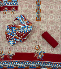 Winter Pashmina Suit Set - Yanchi