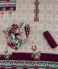 Winter Pashmina Suit Set - Yanchi