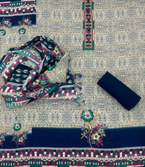 Winter Pashmina Suit Set - Yanchi