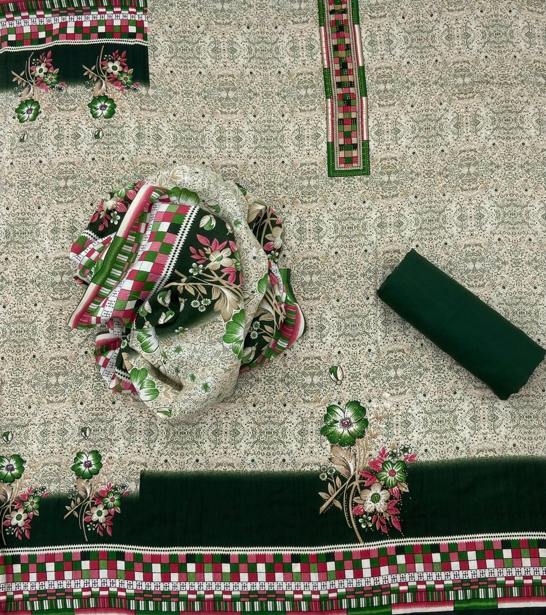 Winter Pashmina Suit Set - Yanchi