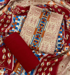 Winter Pashmina Suit Set - Yanchi