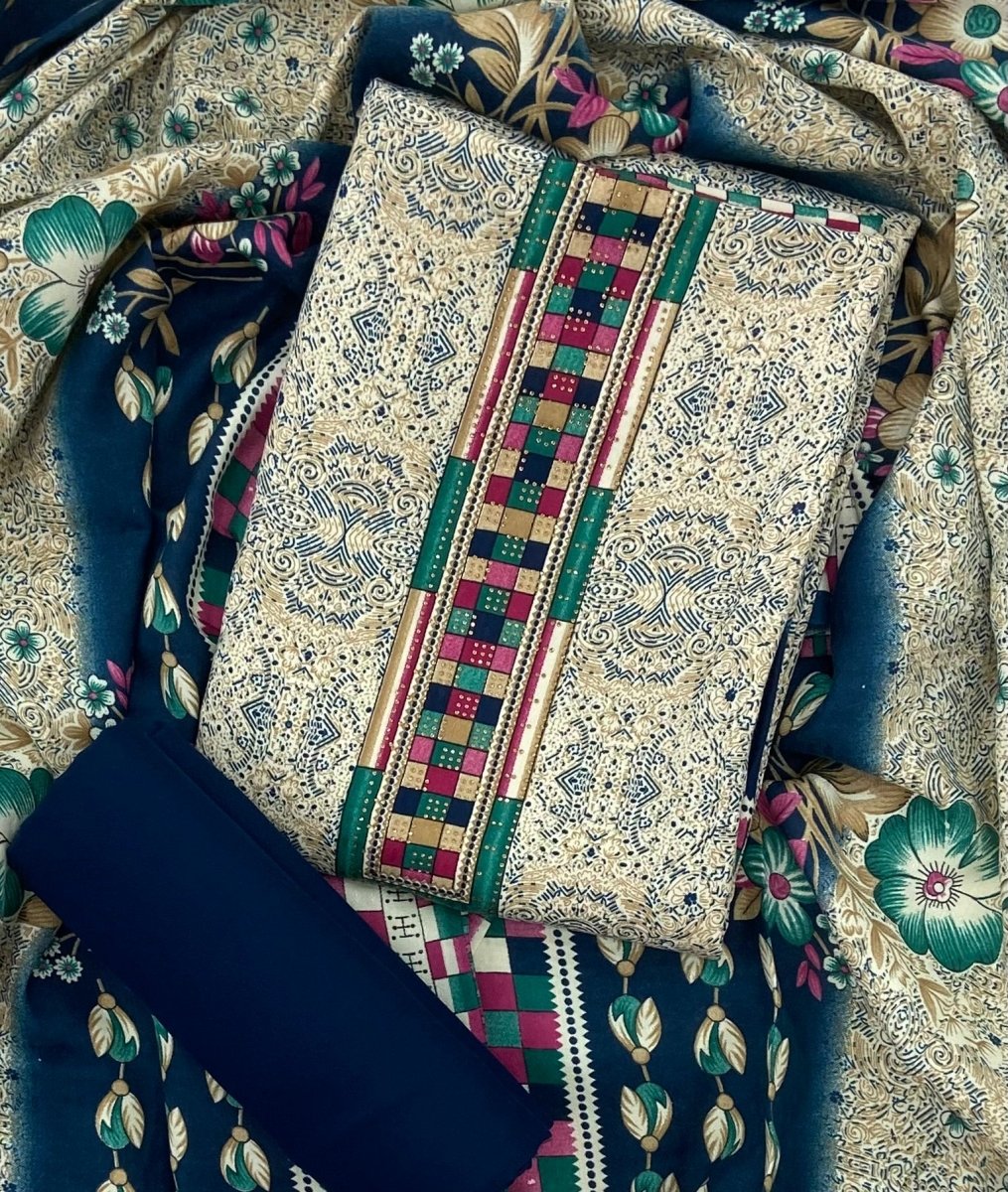 Winter Pashmina Suit Set - Yanchi