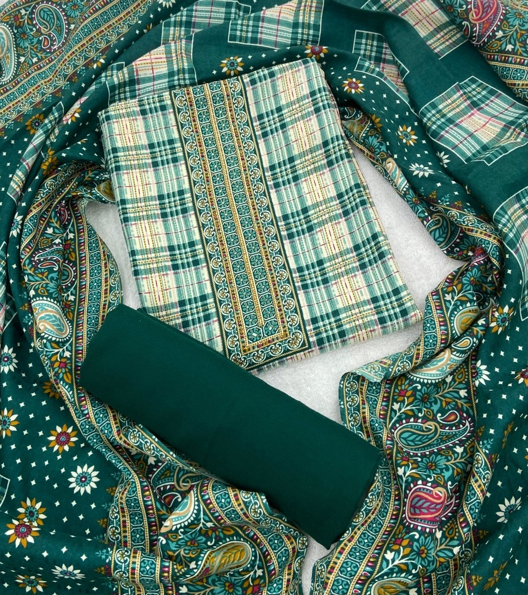 Zaira Winter Pashmina Suit Set - Yanchi
