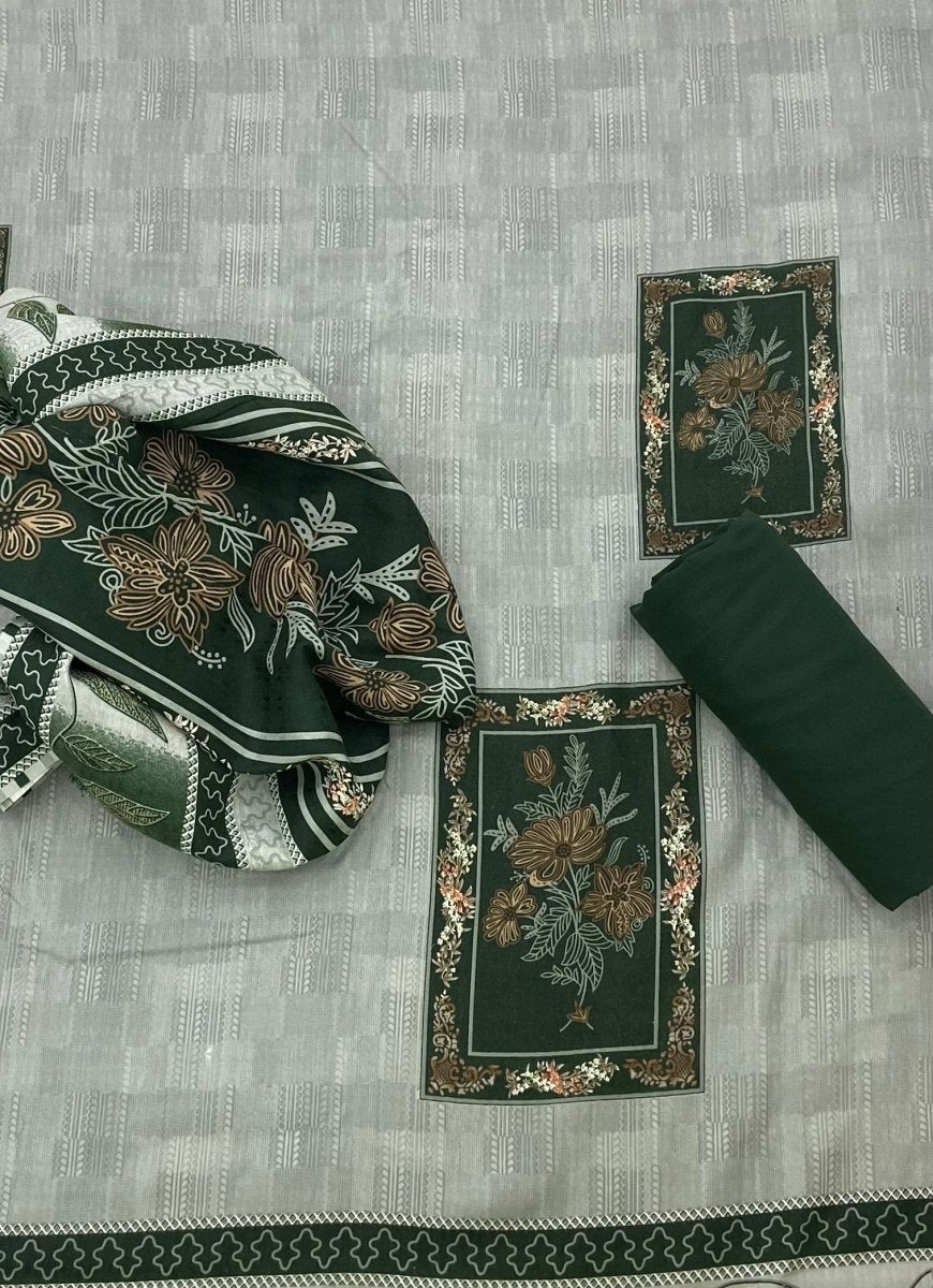 Zaira Winter Pashmina Suit Set - Yanchi
