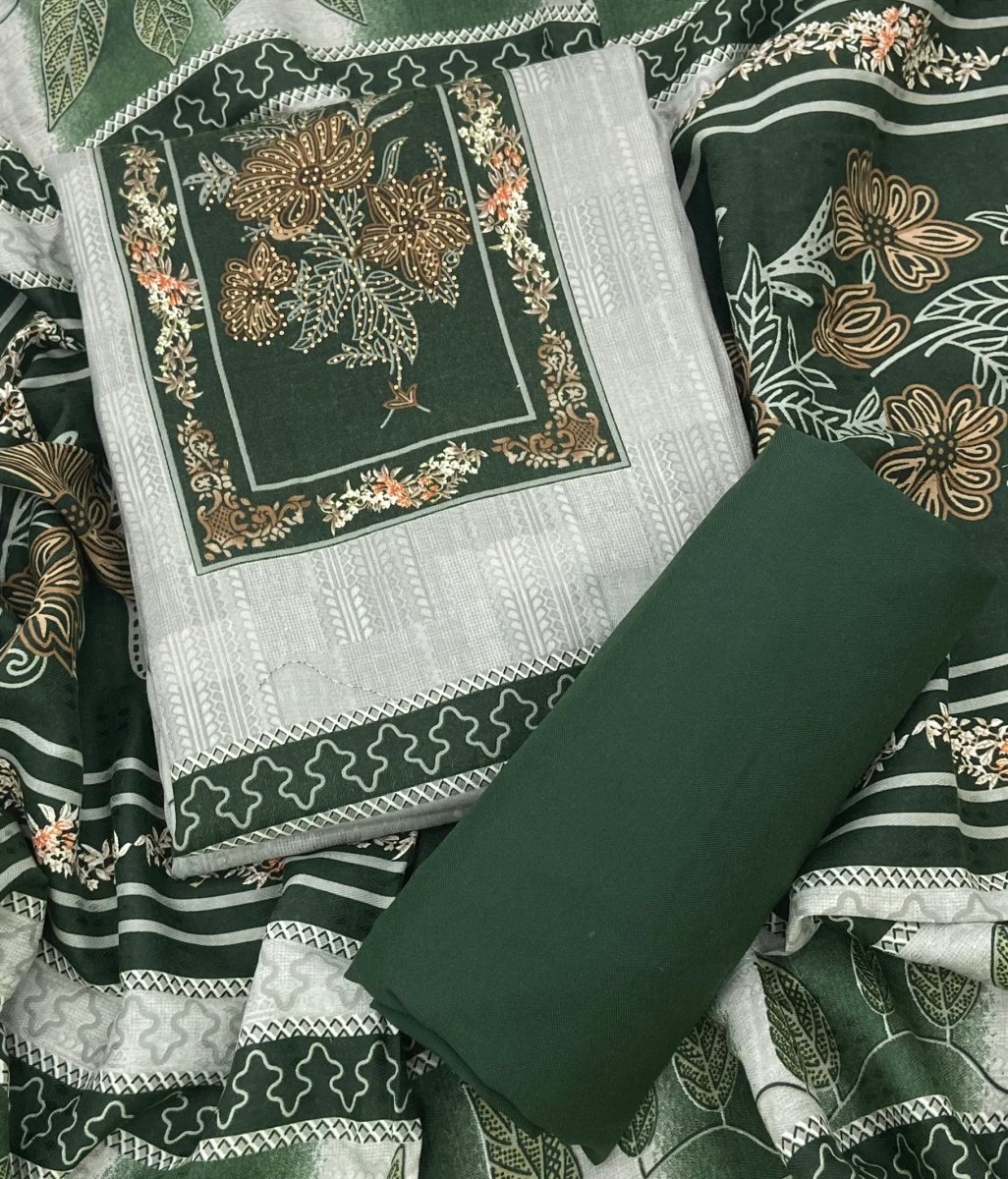 Zaira Winter Pashmina Suit Set - Yanchi